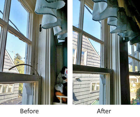 Old home window repair in Portland Oregon